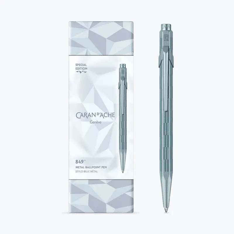 Caran D'ache - Ballpoint Pen - 849 - Alpine Frost - Blue 1