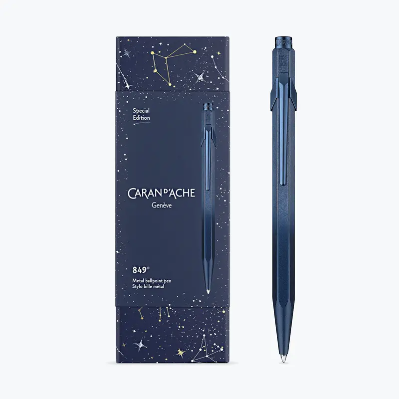 Caran D'ache - Ballpoint Pen - 849 - Cosmic Blue - Blue 1