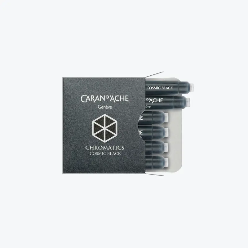 Caran D'ache - Fountain Pen Ink - Chromatics - Cartridges - Cosmic Black 1