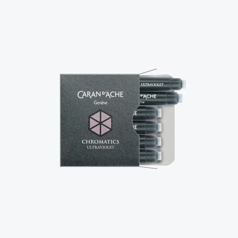 Caran D'ache - Fountain Pen Ink - Chromatics - Cartridges - Ultraviolet 1