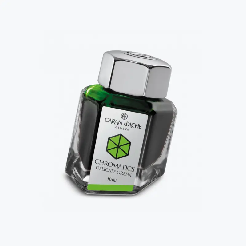 Caran D'ache - Fountain Pen Ink - Chromatics - Delicate Green 50Ml 1