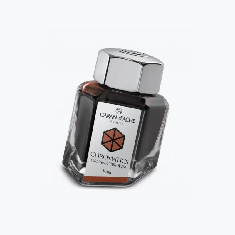 Caran D'ache - Fountain Pen Ink - Chromatics - Organic Brown 50Ml 1