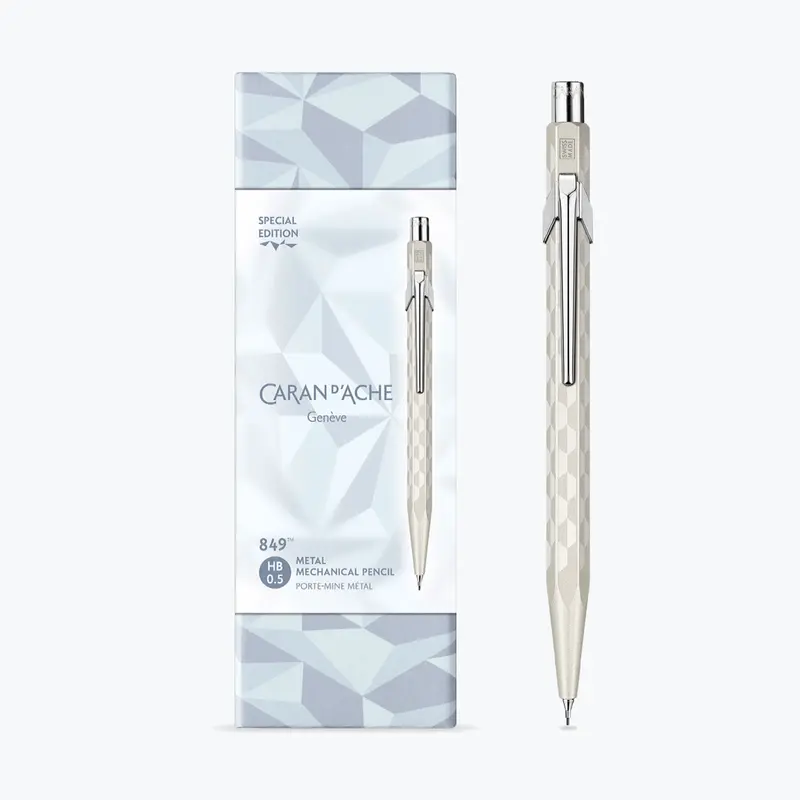 Caran D'ache - Mechanical Pencil - 849 - Alpine Frost - White 1