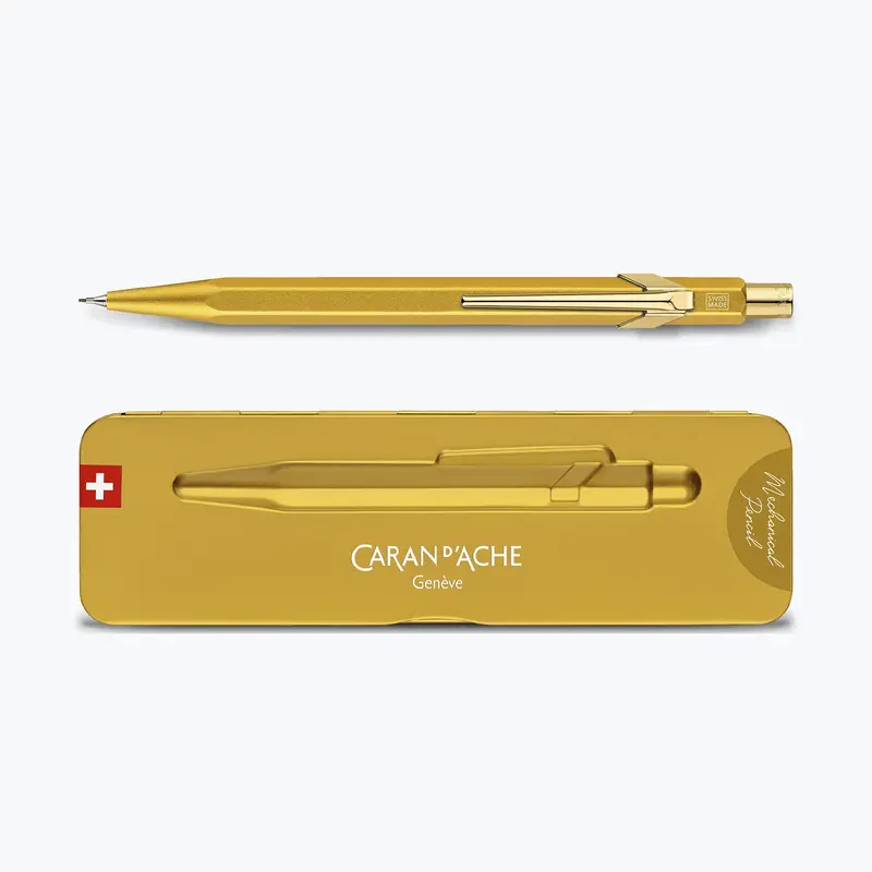 Caran D'ache - Mechanical Pencil - 849 Bar - Gold Bar 1