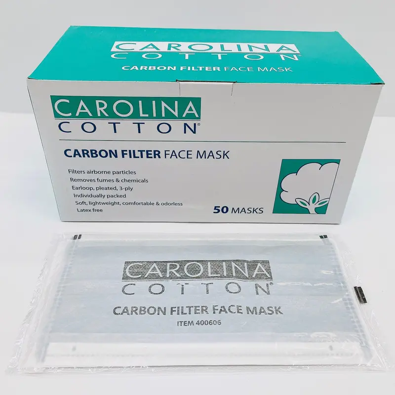 Carolina Carbon Face Mask (Case/20 Boxes) 1