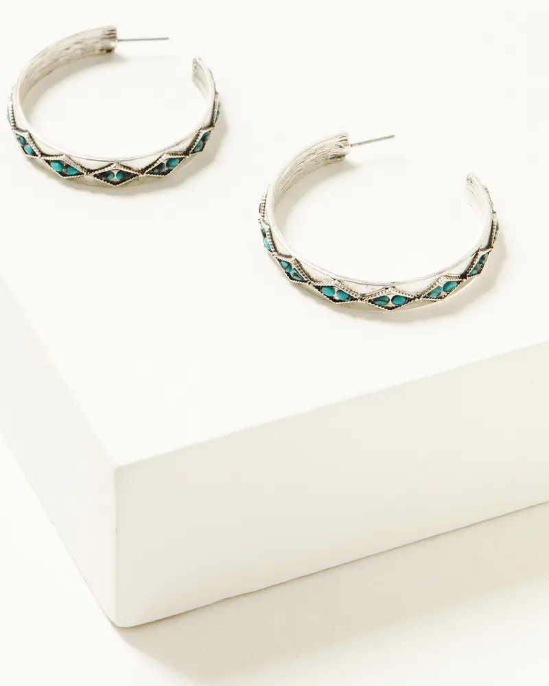 Cecilia Hoop Earrings 1
