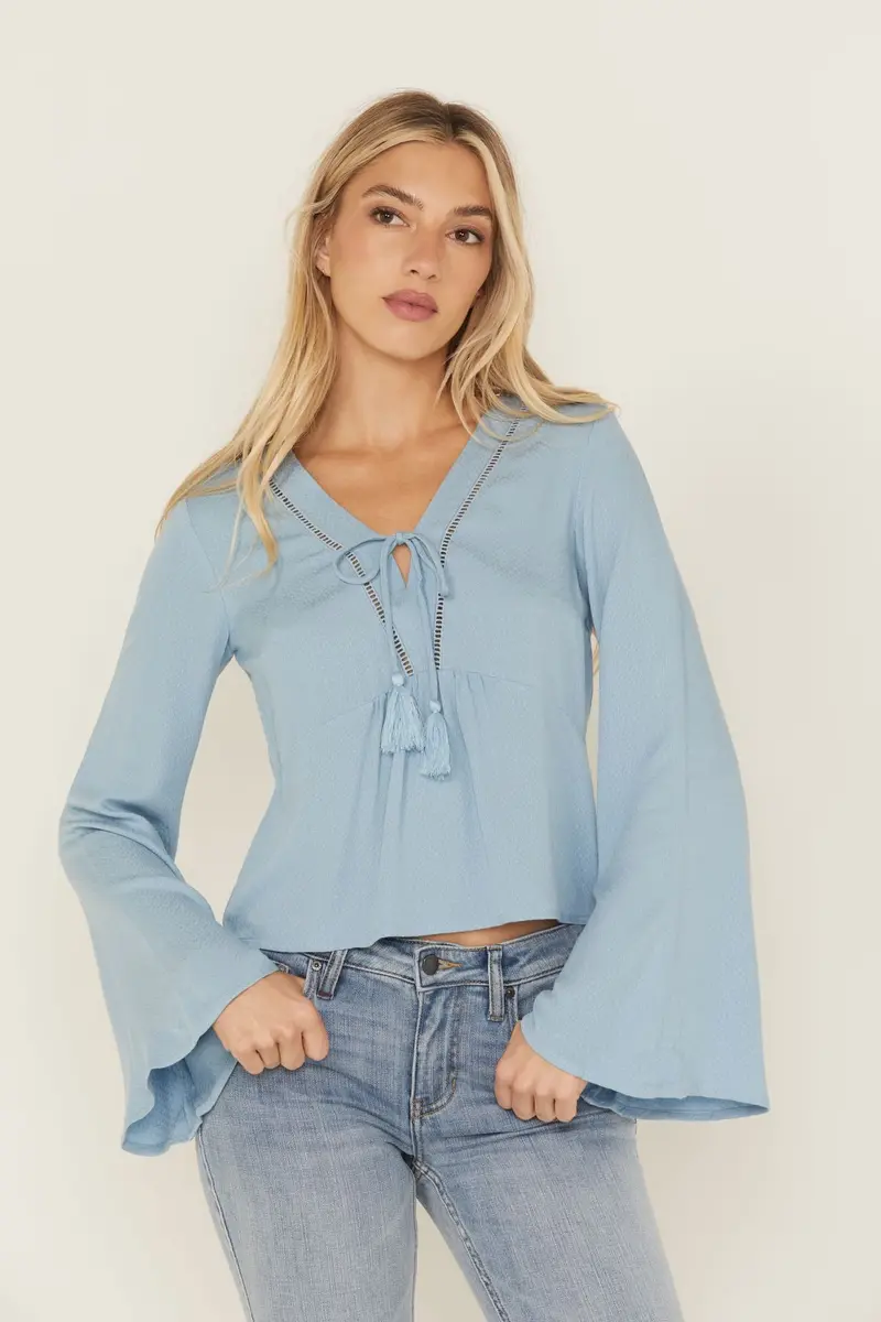 Cedar Lace-Up Top 1