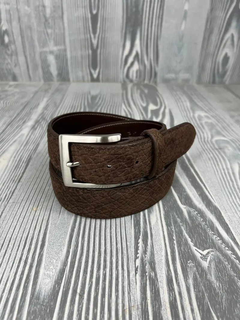 Chacon Genuine Chocolate Hippo 1 1/2" Belt 1