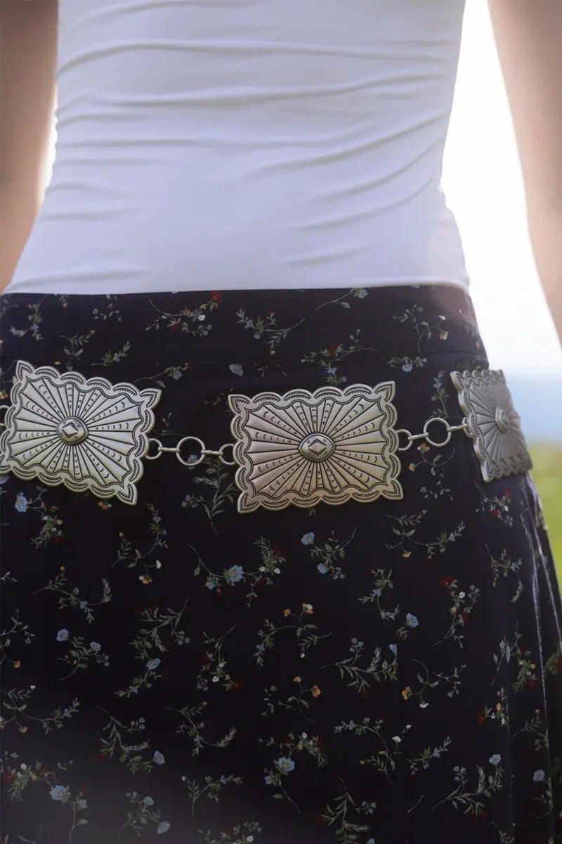 Chambley Large Concho Chain Belt 1