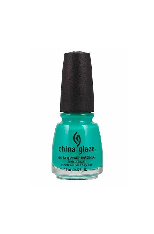 China Glaze Polish 1007 Turned Up Turquoise 1