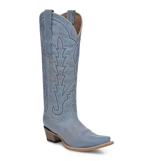 Circle G Distressed Snip Toe Western Boot - L6280 1