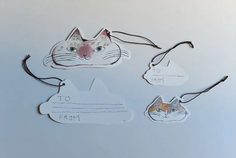 Classiky - Gift Tags - Pack Of 4 - Toraneko Bonbon Cat C 1