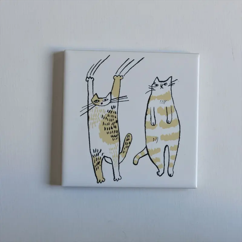 Classiky - Tiger Cat Bonbon Printed Tile 03 1