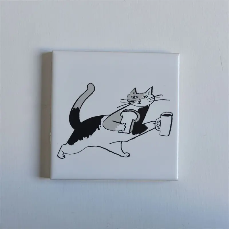 Classiky - Tiger Cat Bonbon Printed Tile 07 1