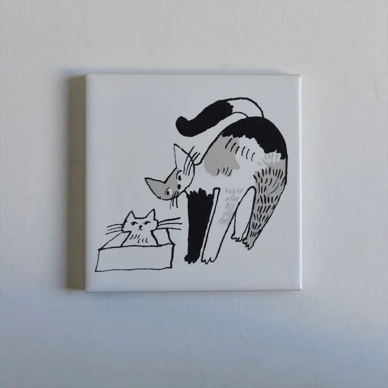 Classiky - Tiger Cat Bonbon Printed Tile 08 1