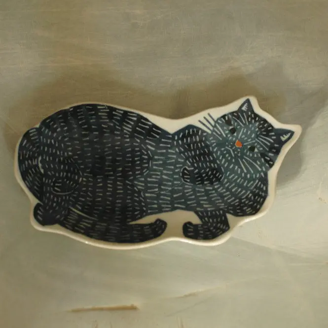 Classiky - Tray - Kata Kata Blue Cat (Large) 1
