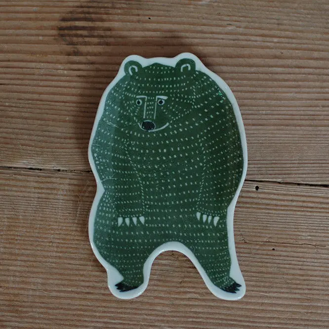 Classiky - Tray - Kata Kata Green Bear (Large) 1