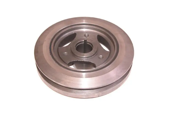 Clearance - Harmonic Balancer, Internal Balance, 6.600 In. Diameter, Single Key Way, Cast Iron - 1972-86 Amc W/258 Inline 6 1