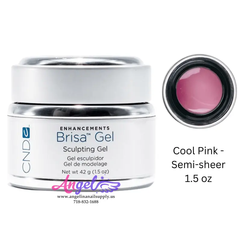 Cnd Brisa Gel Cool Pink Semi-Sheer 1