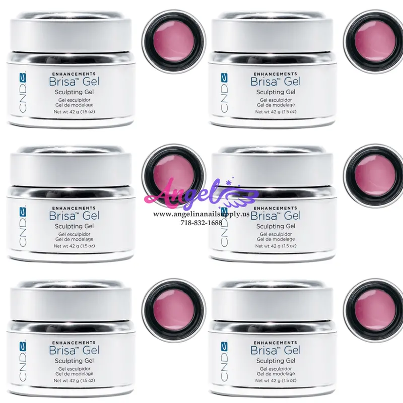 Cnd Brisa Gel Cool Pink Semi-Sheer (Box/6 Pcs) 1