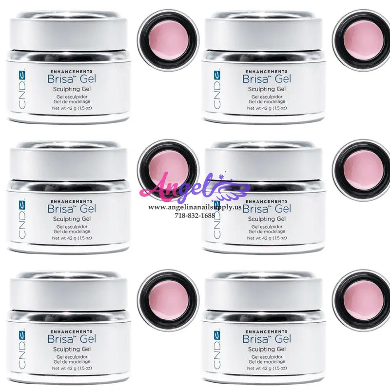 Cnd Brisa Gel Neutral Pink Opaque (Box/6 Pcs) 1