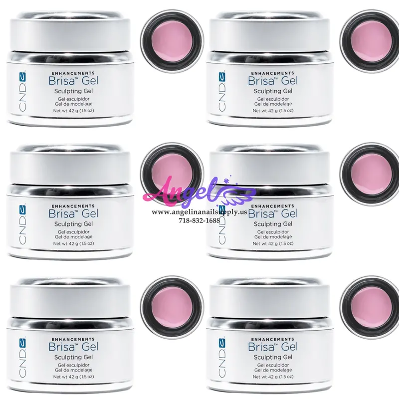 Cnd Brisa Gel Neutral Pink Semi-Sheer (Box/6 Pcs) 1
