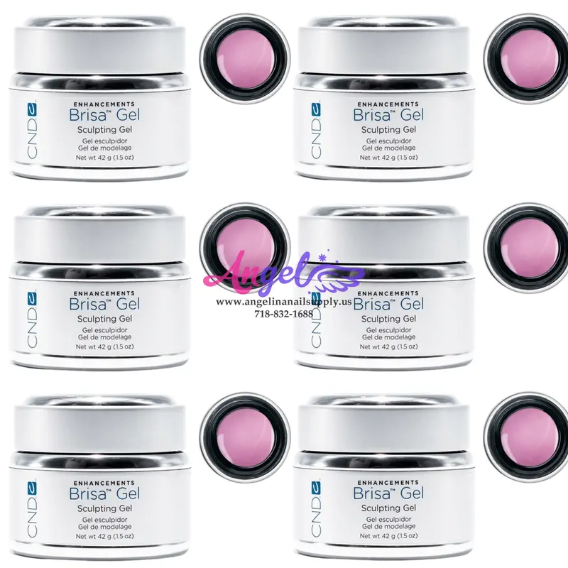 Cnd Brisa Gel Pure Pink Sheer (Box/6 Pcs) 1