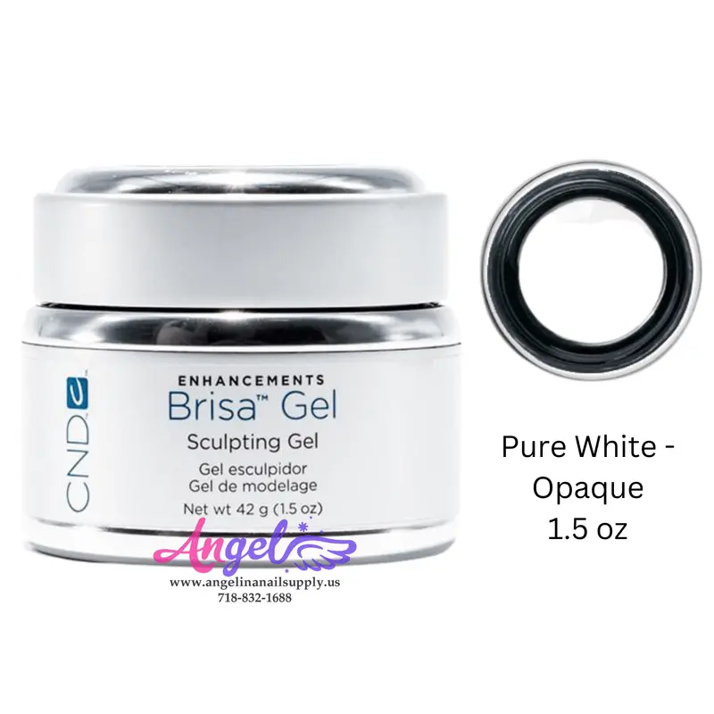 Cnd Brisa Gel Pure White Opaque 1