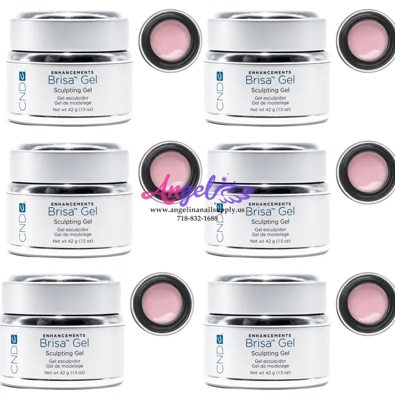 Cnd Brisa Gel Warm Pink Opaque (Box/6 Pcs) 1