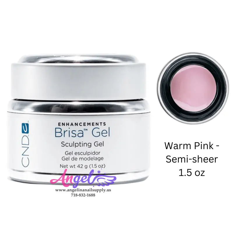 Cnd Brisa Gel Warm Pink Semi-Sheer 1