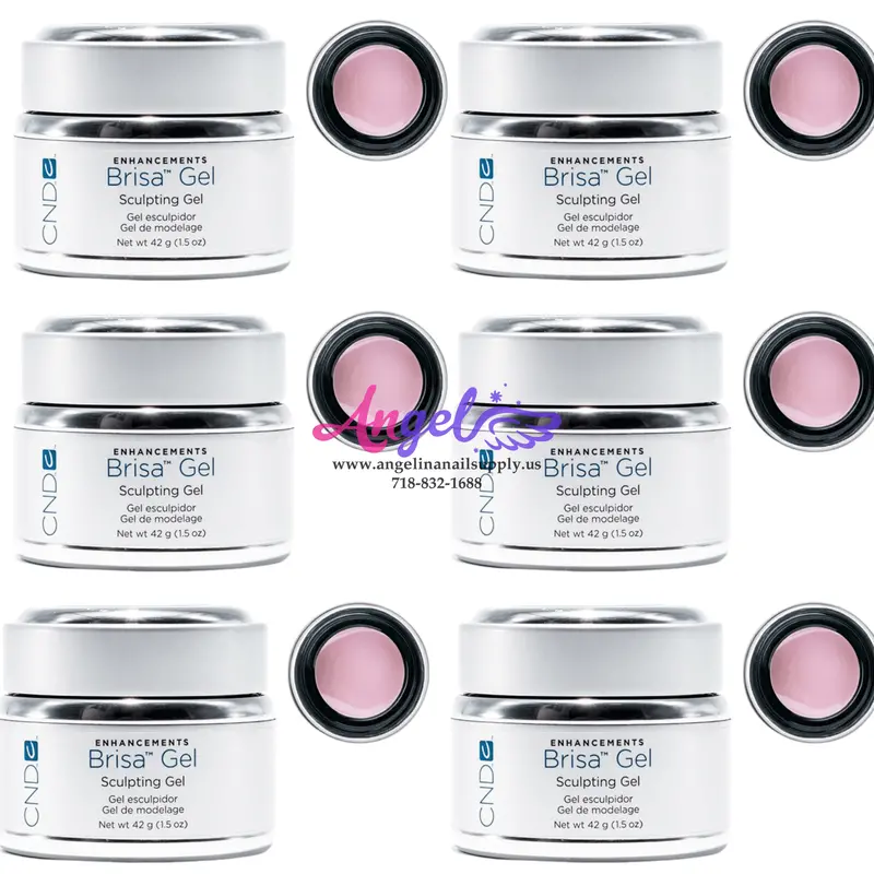 Cnd Brisa Gel Warm Pink Semi-Sheer (Box/6 Pcs) 1