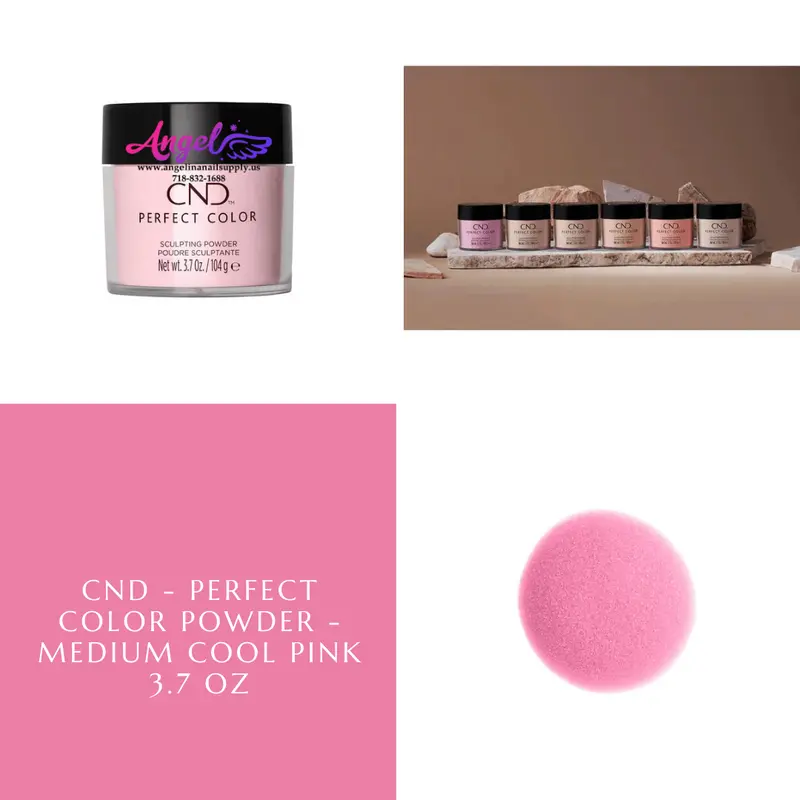 Cnd Perfect Color Powder - Medium Cool Pink 3.7 Oz 1