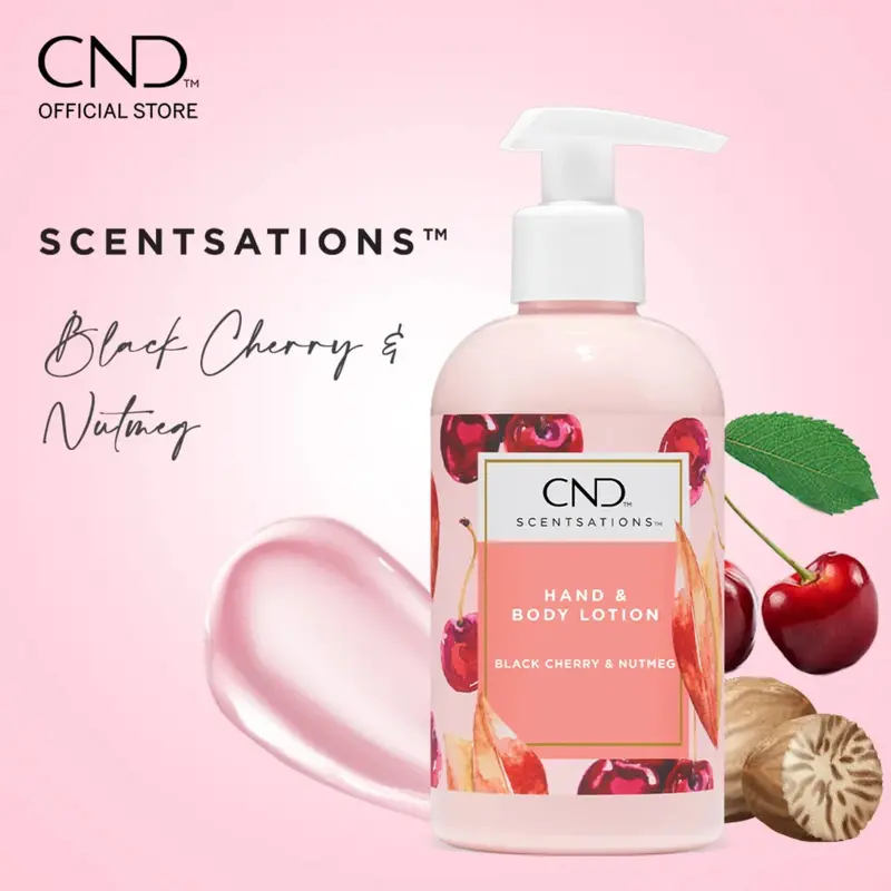 Cnd Scentsations Lotion - Black Cherry & Nutmeg 1