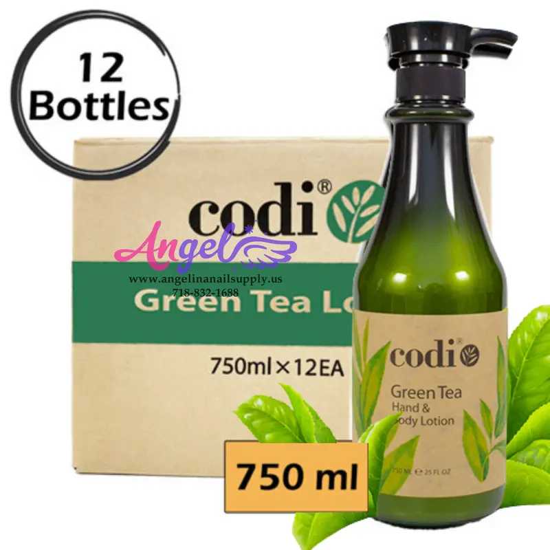 Codi Lotion Bottle Green Tea 25Oz (Box/12 Bottles) 1