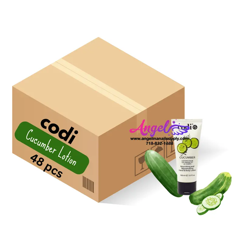 Codi Lotion Tube Cucumber 3.3Oz (Box/48 Tubes) 1