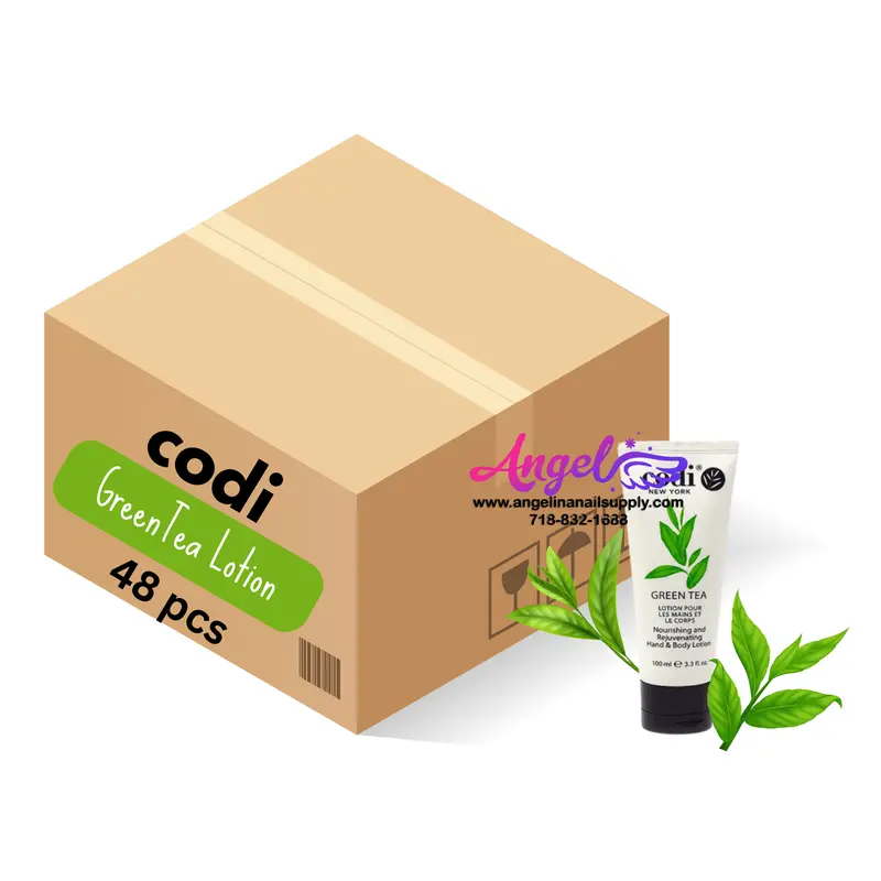 Codi Lotion Tube Green Tea 3.3Oz (Box/48 Tubes) 1