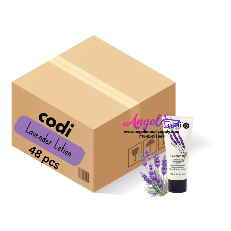 Codi Lotion Tube Lavender 3.3Oz (Box/48 Tubes) 1