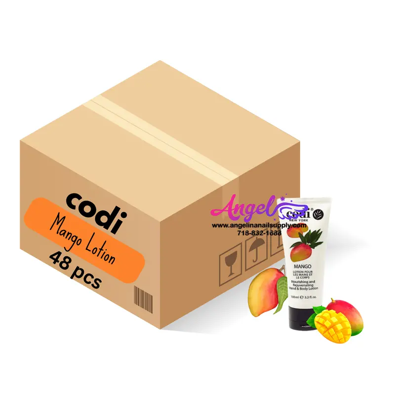 Codi Lotion Tube Mango 3.3Oz (Box/48 Tubes) 1