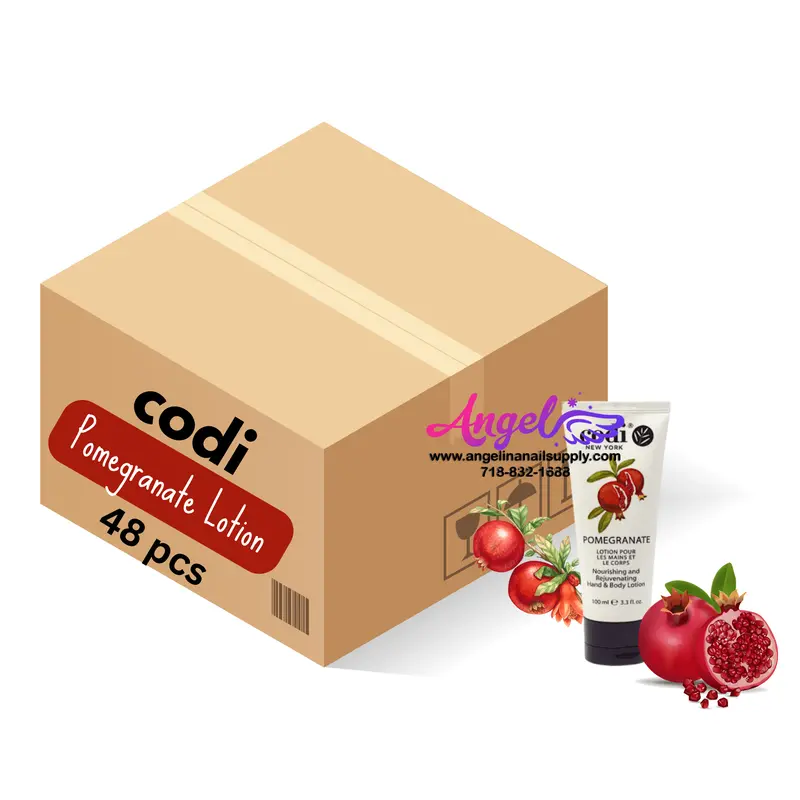 Codi Lotion Tube Pomegranate 3.3Oz (Box/48 Tubes) 1