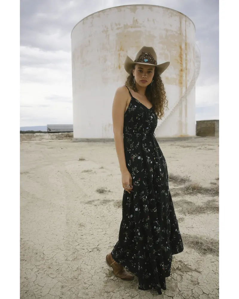 Colt Floral Print Sleeveless Button-Down Maxi Dress 1