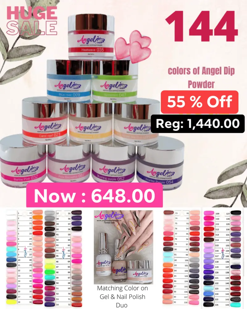 Combo 144 Colors Dip Powder 1
