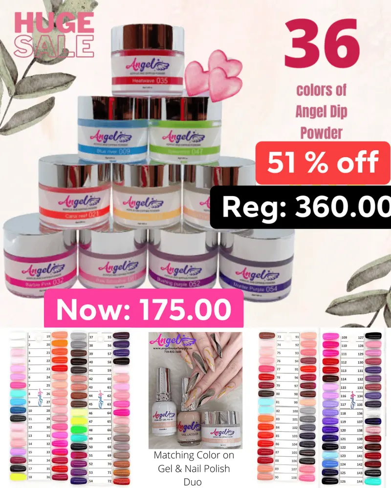 Combo 36 Colors Dip Powder 1
