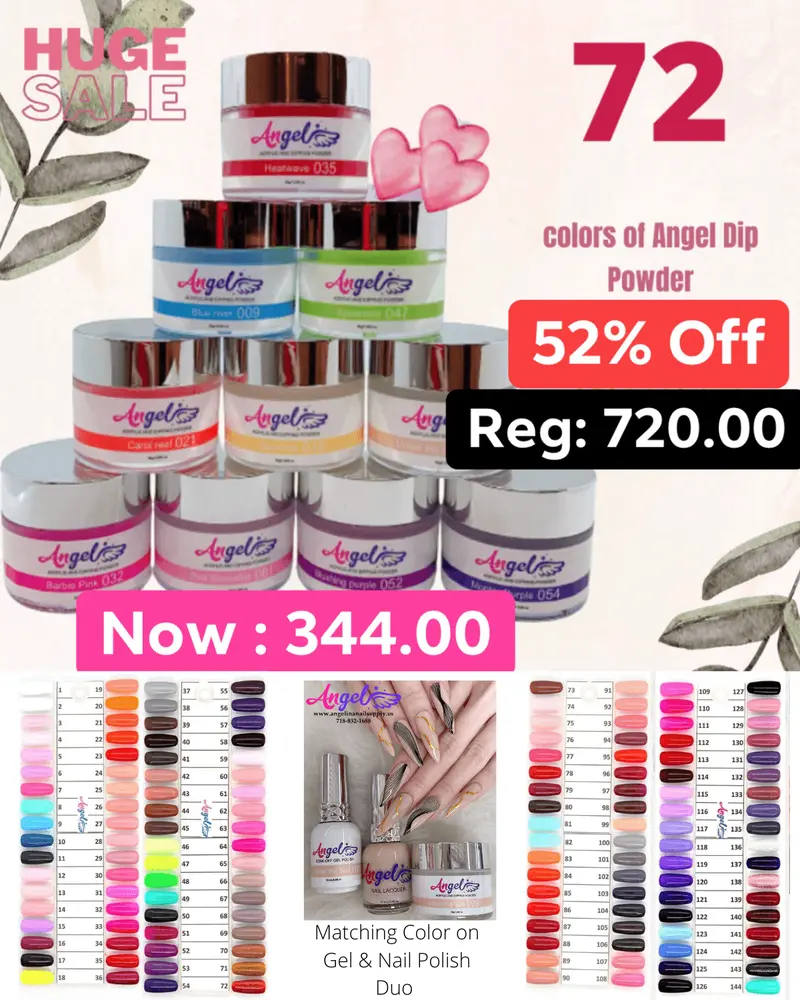 Combo 72 Colors Dip Powder 1