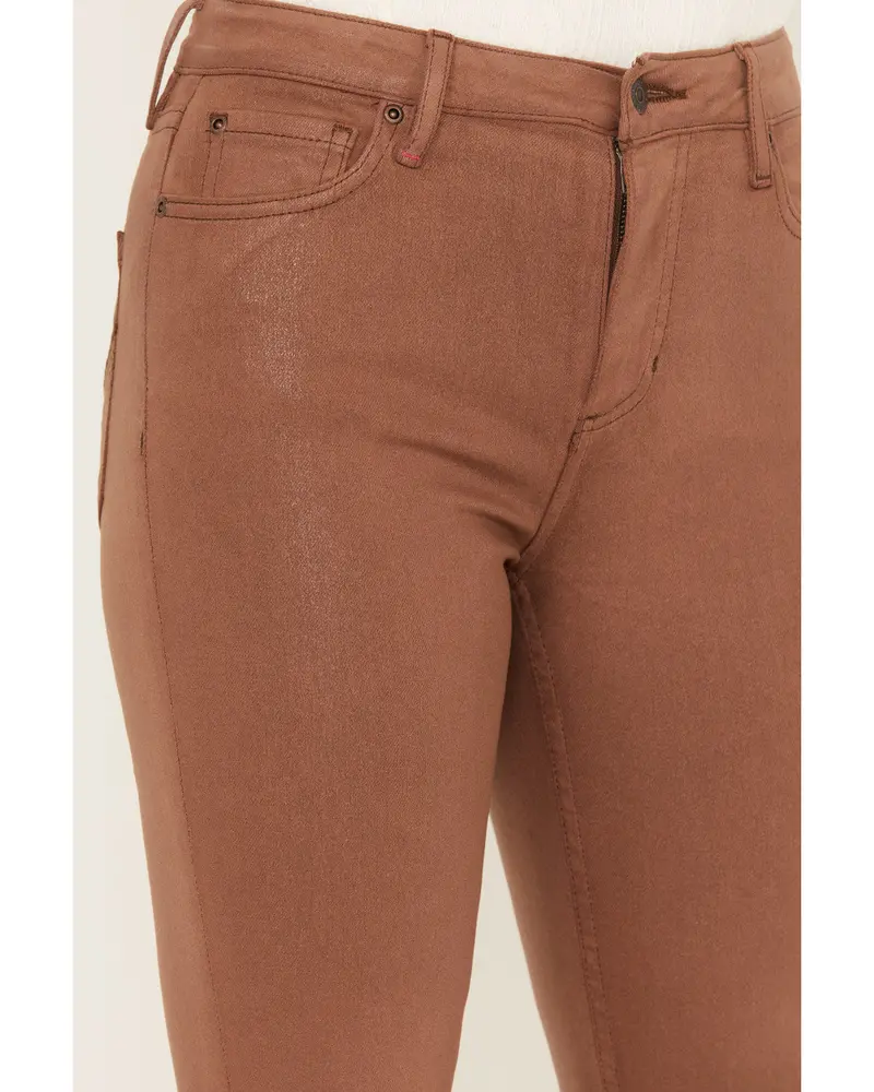 Cowan Gypsy High Rise Coated Bootcut Jeans 2