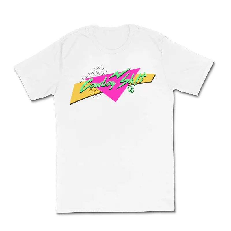 Cowboy Sh!T 80'S Vibe 2.0 White T-Shirt - 234 1