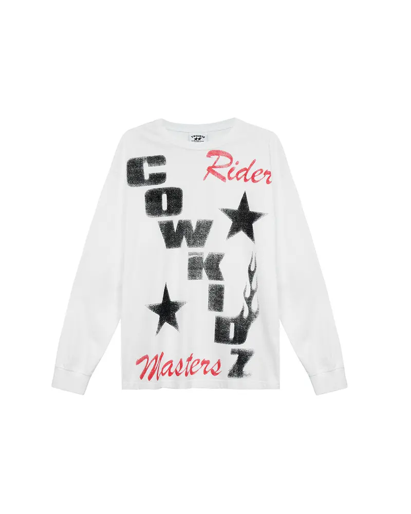 Cowkidz Longlseeve Tee White 1