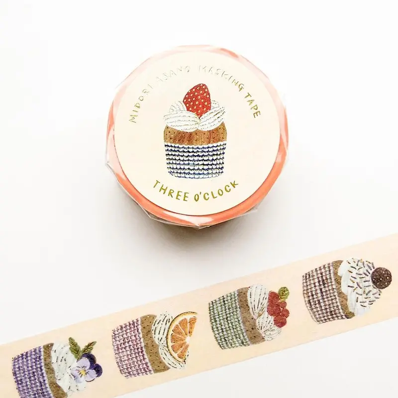 Cozyca Products - Washi Tape - Three O'clock (Midori Asano) 1