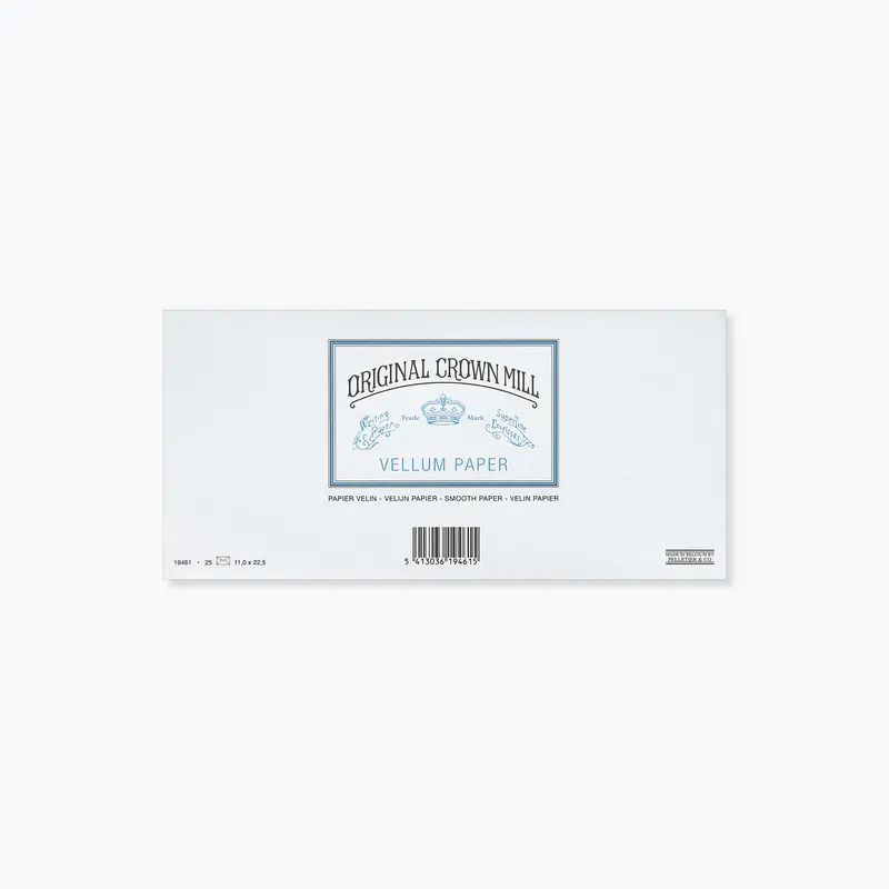 Crown Mill - Envelopes - Lined - Dl - Vellum White 1