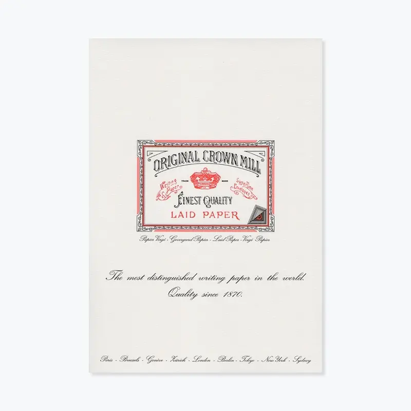 Crown Mill - Writing Pad - A4 - White 1