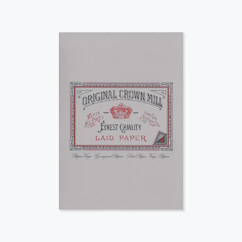 Crown Mill - Writing Pad - A5 - Grey 1